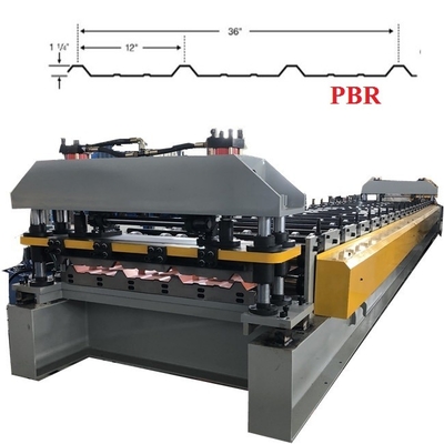 PBR panel Max rib panel Ag آلة تشكيل صفائح التسقيف المعدنية